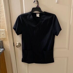Black Scrub Top